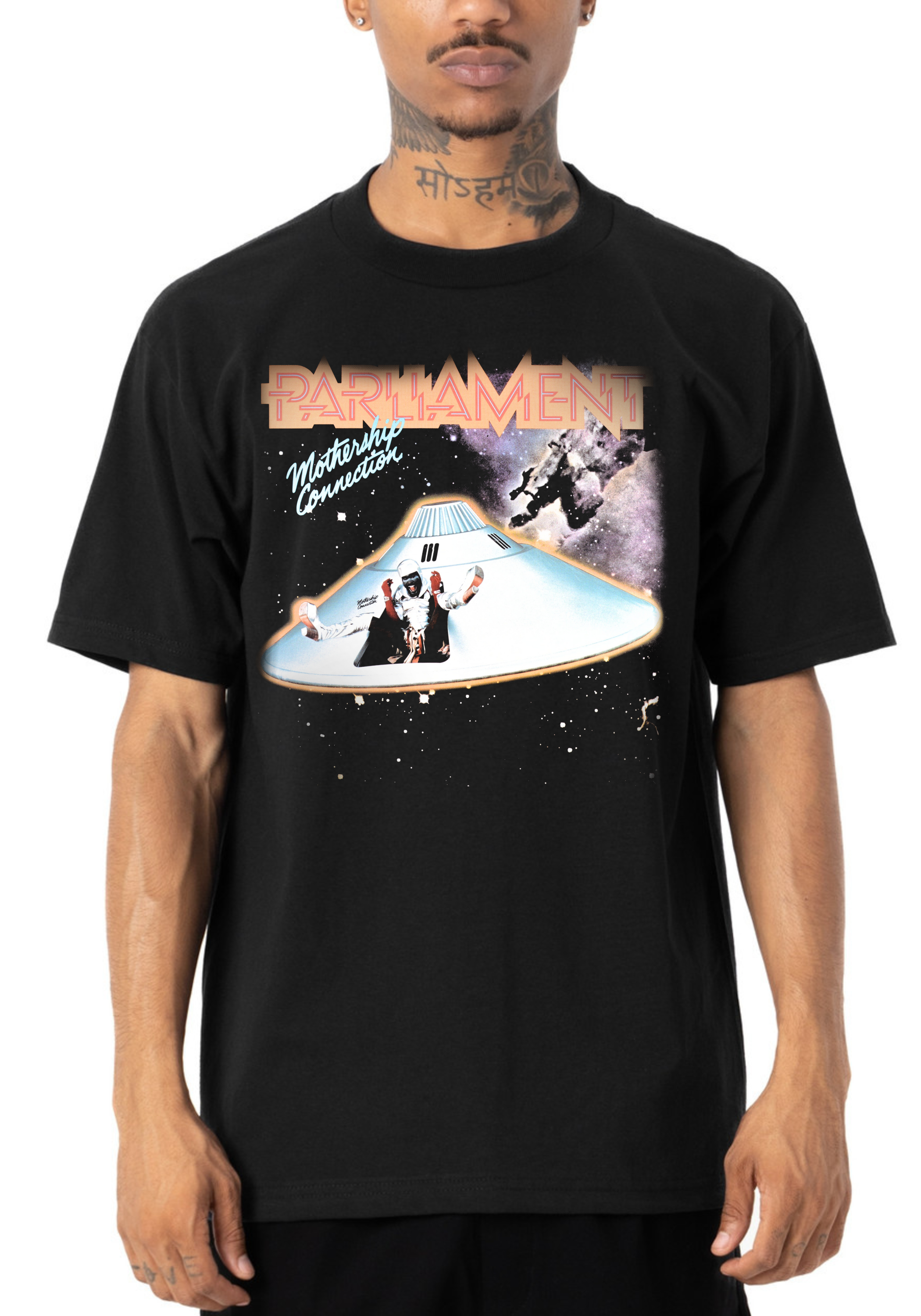 Parliament Funk Black Graphic Tee