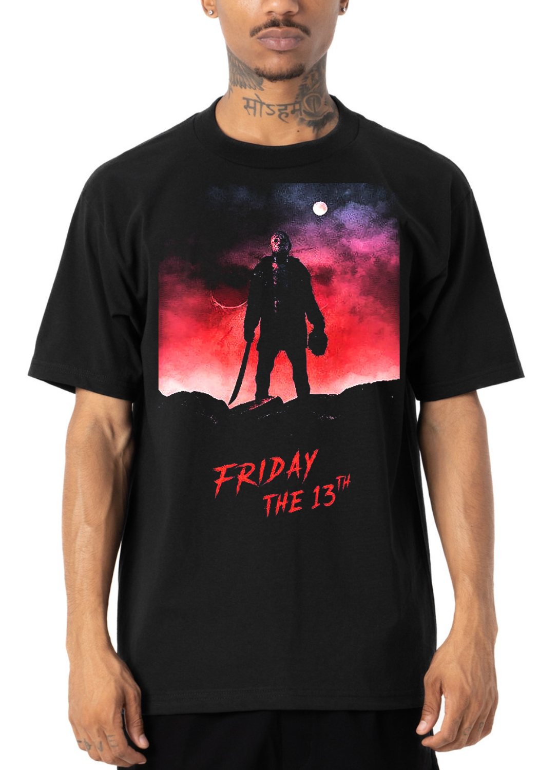 Jason Friday the 13th Black Tee