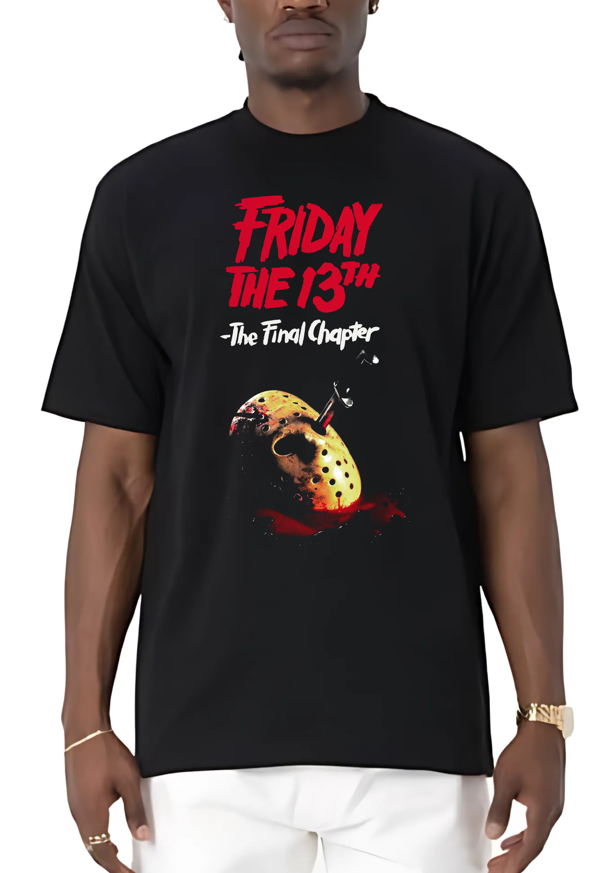 Jason Friday the 13th Last Black Tee
